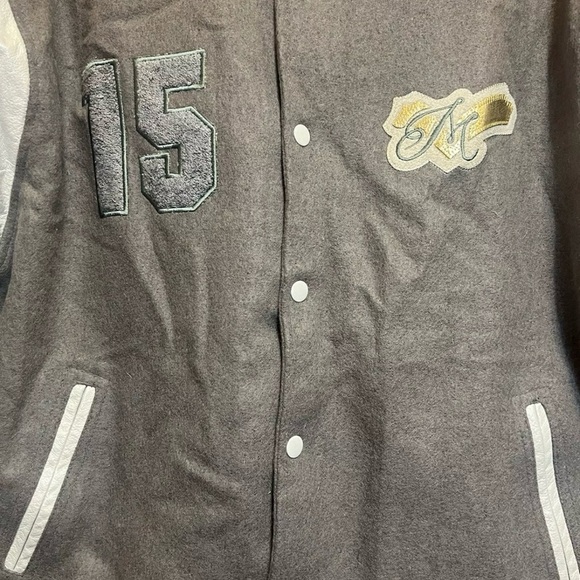 FB COUNTY Mens Varsity Leather Sleeves Baseball Jacket  Coat Sz Medium - Picture 6 of 6